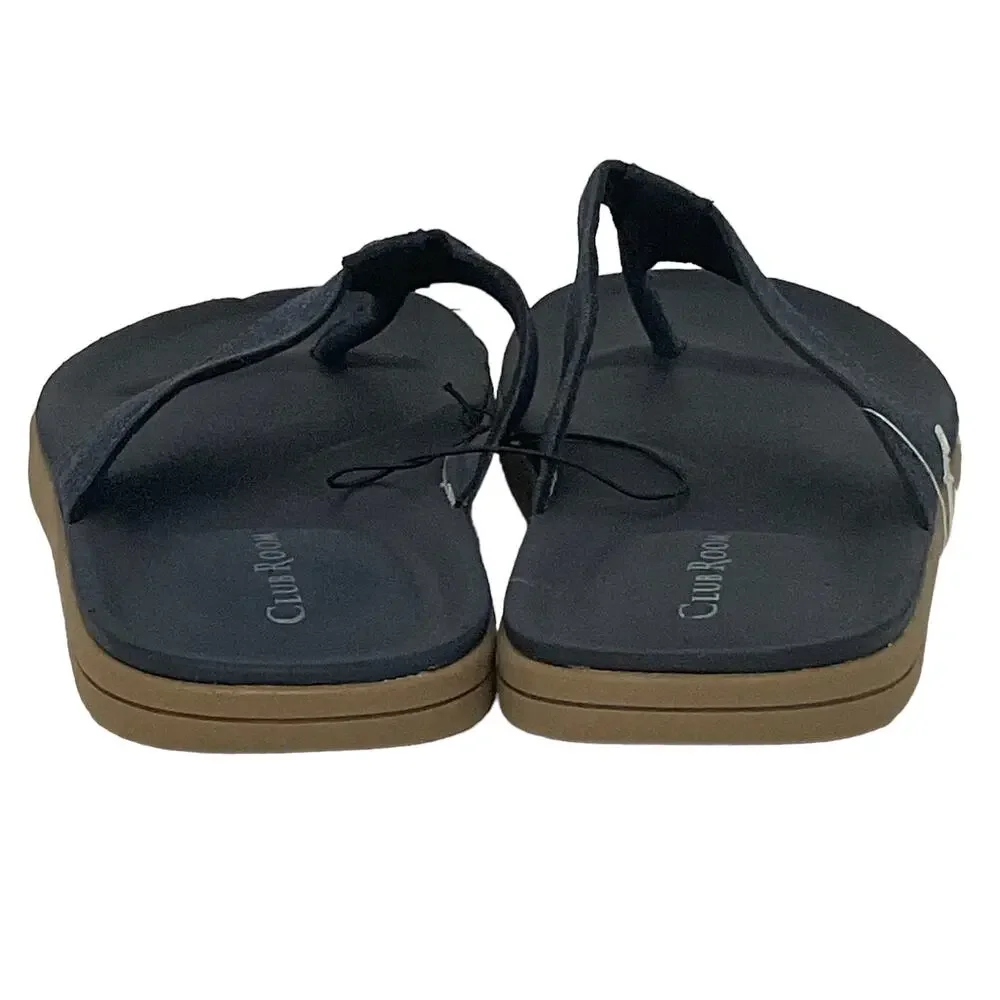 Club Room Men’s Riley Strap Flip Flop Sandals Size 9